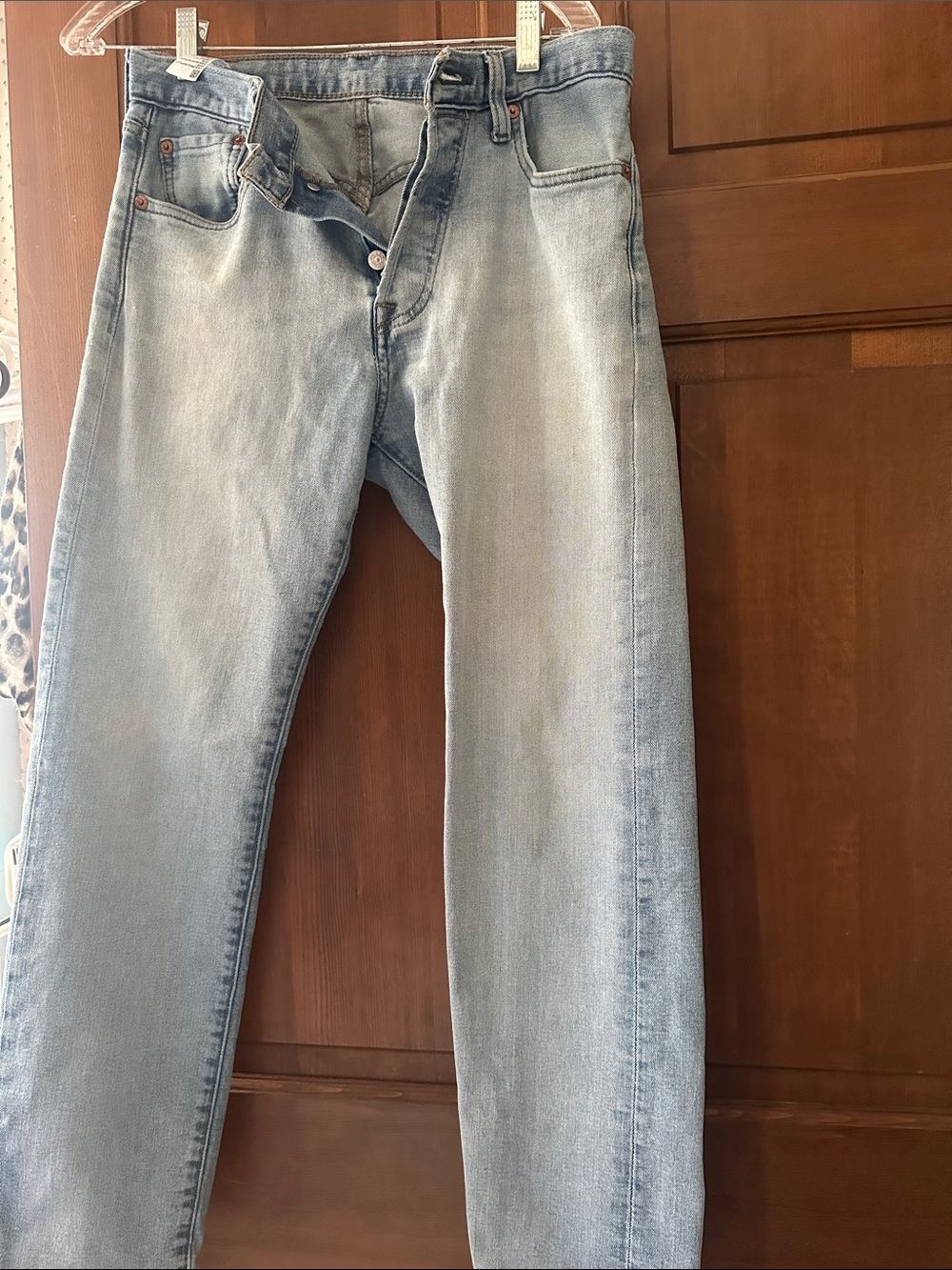 Levi's Light Blue Straight Jeans